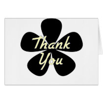 Thank You Yellow Flower cards by dndartstudio Thank You Yellow Flower cards