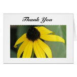 Thank You - Yellow Flower Card