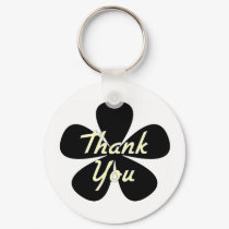 Thank You Yellow Flower keychains by dndartstudio Thank You Yellow Flower keychains