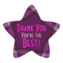 Thank You- You're the Best Star Sticker
