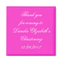 Thank youfor coming toDanika Elizabeth'sChriste... magnets by jtablada Thank youfor coming toDanika Elizabeth'sChriste... magnets