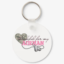 Thankful For My Airman keychains by ArmyMomCreations Thankful For My Airman keychains