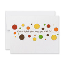 Thankful for my grandkids invitations
