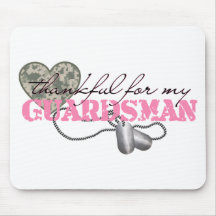 Thankful For My Guardsman Mouse Pad