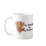 Thankful for My Husband Mug