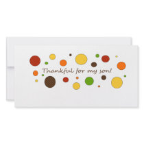 Thankful for my son photo cards