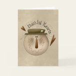 Thankful Hearts Thanksgiving Card