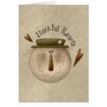 Thankful Hearts Thanksgiving Card cards