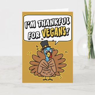 Thankful Turkey Greeting Cards