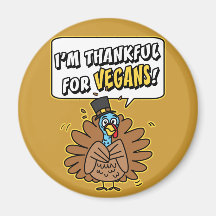 Thankful Turkey magnet