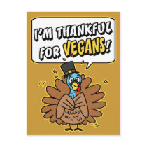 Thankful Turkey postcards by koncepts Thankful Turkey postcards