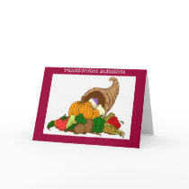 Thankgiving Blessings Thanksgiving Card