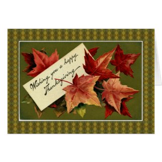 Thankgiving Greetings Greeting Card