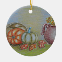 Thankgiving still life christmas ornament