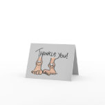 Thankle Cartoon Thank You Card