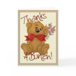 Thanks A Bunch Bear Card