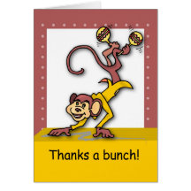Thanks a Bunch, Monkey Card