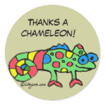 Thanks a Chameleon Personalized Stickers