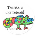 Thanks a Chameleon Sticker