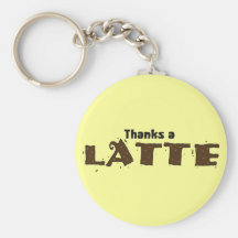 Thanks A Latte Keychain
