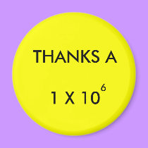 THANKS A MILLION - magnet