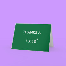 THANKS A MILLION - thank-you card by Horseshoes3 THANKS A MILLION - thank-you card