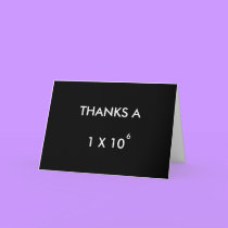 THANKS A MILLION - thank-you card by Horseshoes3 THANKS A MILLION - thank-you card