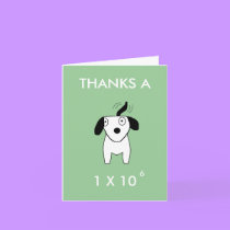 THANKS A MILLION - thank-you card by Horseshoes3 THANKS A MILLION - thank-you card