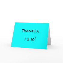 THANKS A MILLION - thank-you card by Horseshoes3 THANKS A MILLION - thank-you card