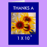 THANKS A MILLION - thank-you card cards
