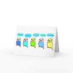 Thanks-budgies Card