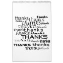 Thanks Calendar Long by hectorfuen Thanks Calendar Long