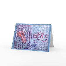 Thanks card