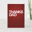 Thanks Dad Card - Thanks for being my Dad.