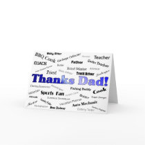 Thanks Dad! cards by dndartstudio Thanks Dad! cards