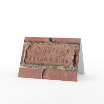 Thanks For Being Such a Brick - Thank You Card