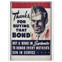 Thanks For Buying That Bond flyers by ww2posters Thanks For Buying That Bond flyers