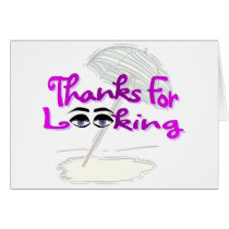 Thanks For Looking Cards
