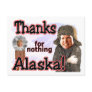 thanks for nothing! post card