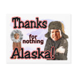 thanks for nothing! post card