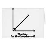 thanks for the complement card