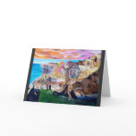 thanks for the sunset greeting card