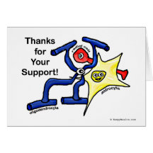 Thanks for Your Support Card