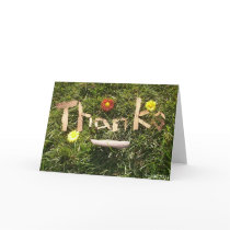 Thanks in bark card