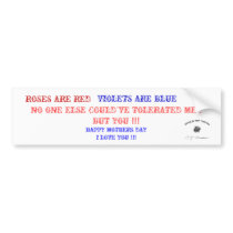THANKS MA !!! bumper stickers by poetrystore THANKS MA !!! bumper stickers