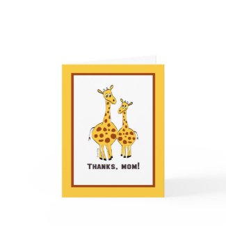 Thanks Mom Card card