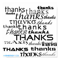 Thanks Poster posters