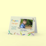 Thanks Teacher Custom Photo/Name Card cards