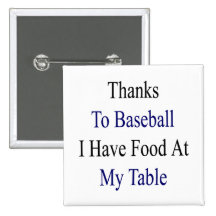 Thanks To Baseball I Have Food At My Table Pin