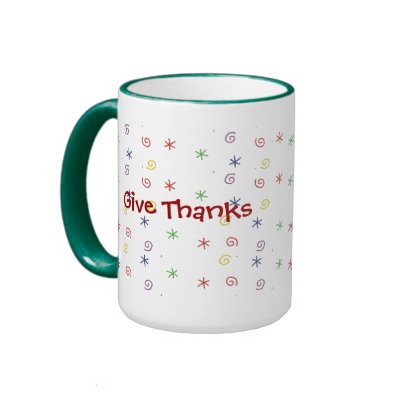 THANKSGIVING 2009 COFFEE MUG by dizzypixels